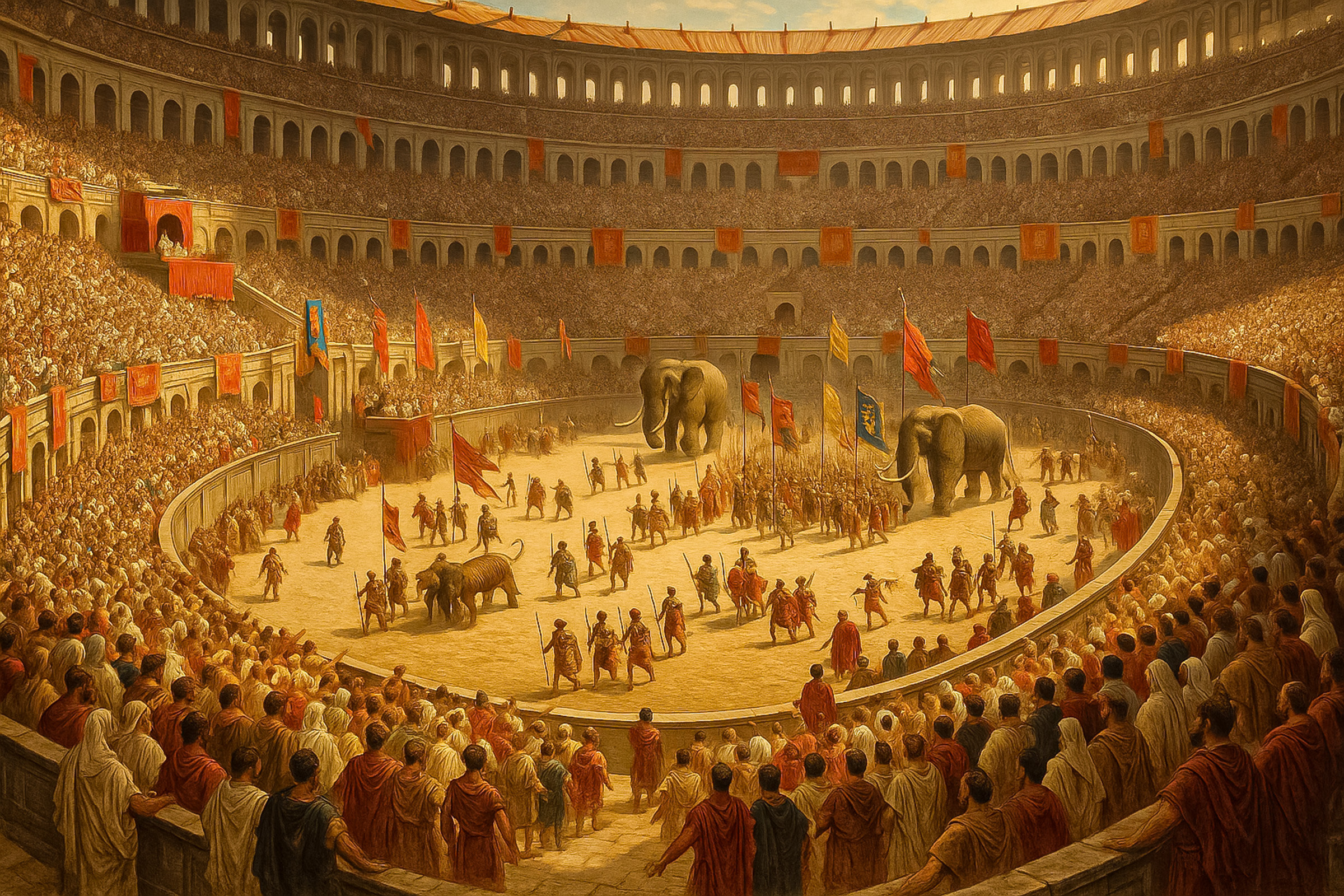Opening ceremony of the Colosseum