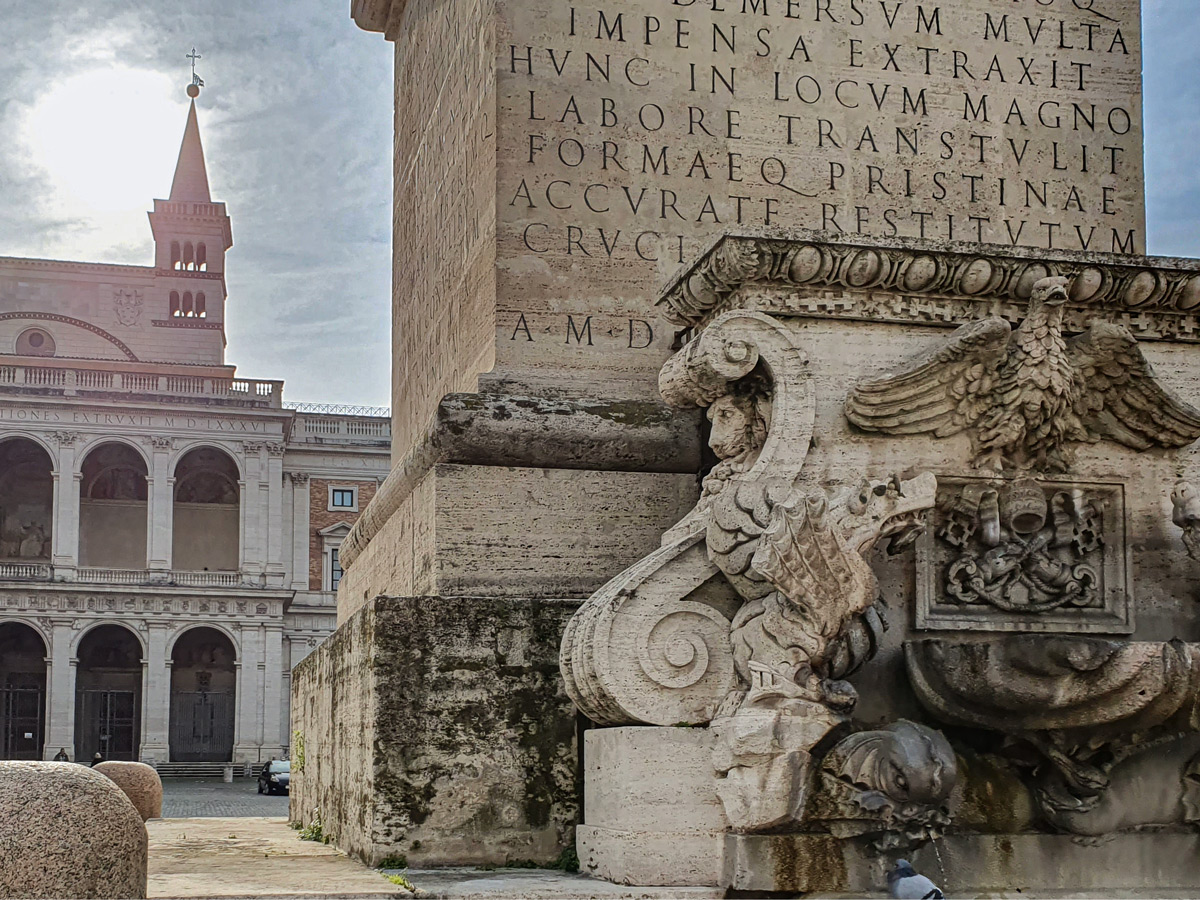 Lateran Obelisk beside San Giovanni in Laterano in Rome