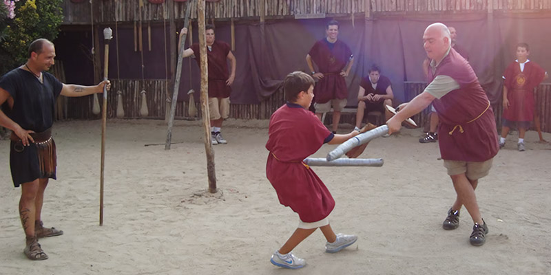 gladiator training school rome