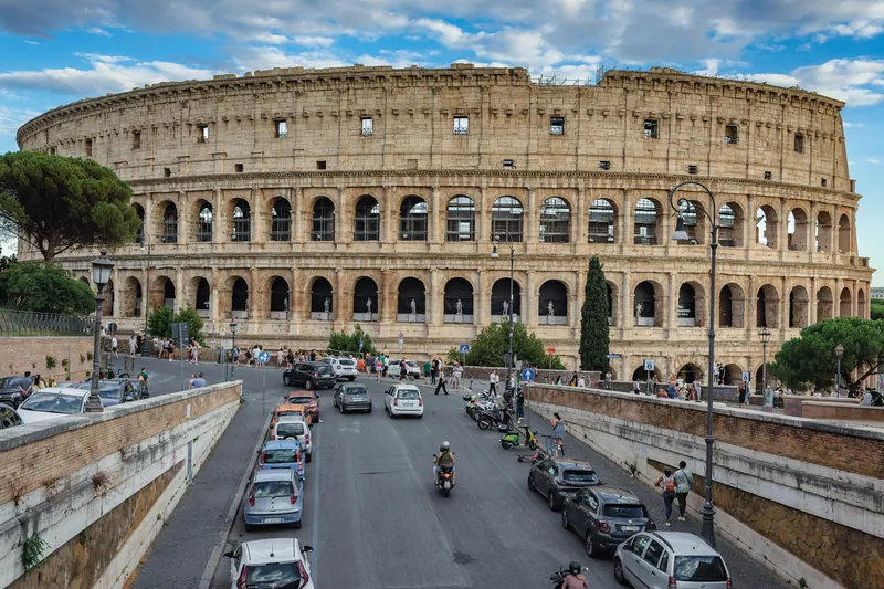Colosseum and City Life – Rome, Italy