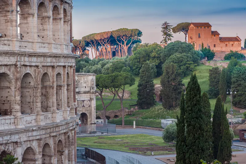 Colosseum and Palatine Hill – Rome, Italy